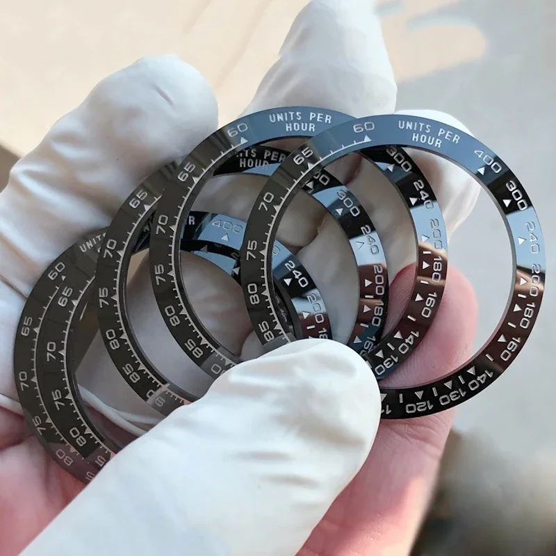 Bisel de reloj de cerámica de alta calidad para Daytona 116500 LN, piezas de reloj