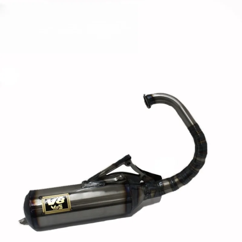 Motorcycle exhaust pipe modification is suitable for DIOV8 large displacement AF28 manual pipe ten section exhaust pipe
