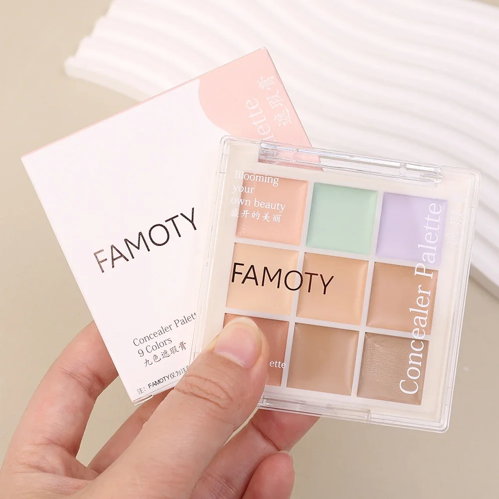 Concealer Palette Waterproof Lasting Concealer Cream Bronzer Contouring Brightening Highlighter Face Color Corrector Cosmetics