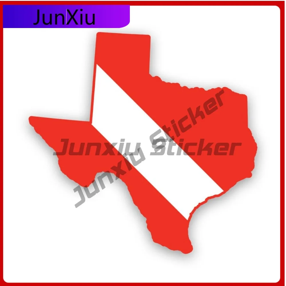 

Wild Minimalist Texas State Shaped Diver Down Flag Sticker Decal American Made Uv Protected Scuba Diving Dive Tx Sticker