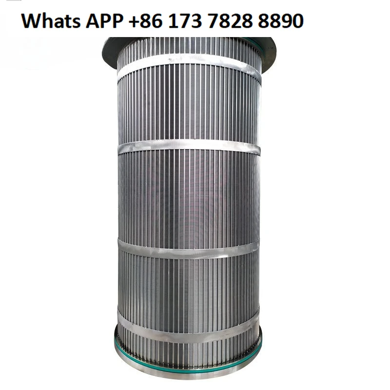 Winding Screen Ore Screen Cylinder Slot Screen V-shaped Winding Wedge Filter, Wedge Wire Filter Element