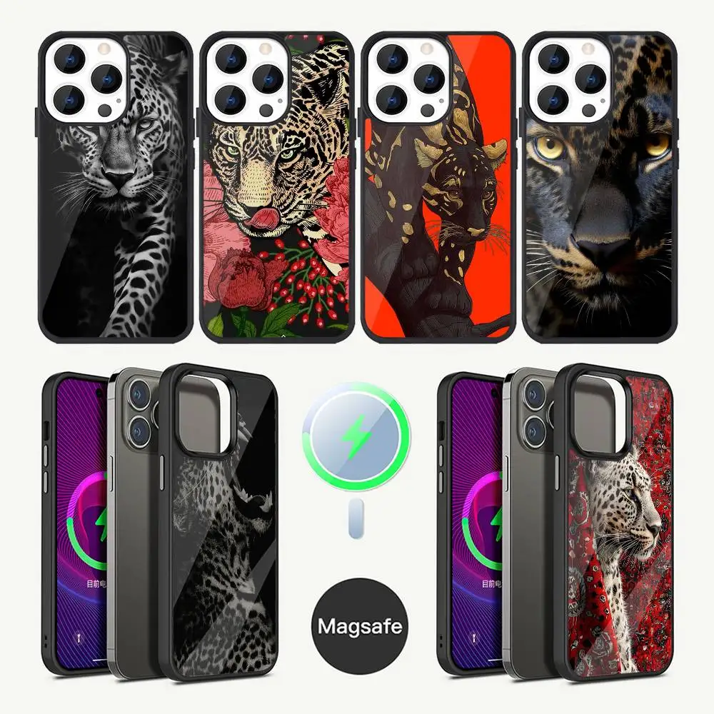 

Black Panther Phone Case For iPhone 16,15,14,13,12,11,Plus,Pro,Max Mini Magsafe Magnetic Wireless Charging