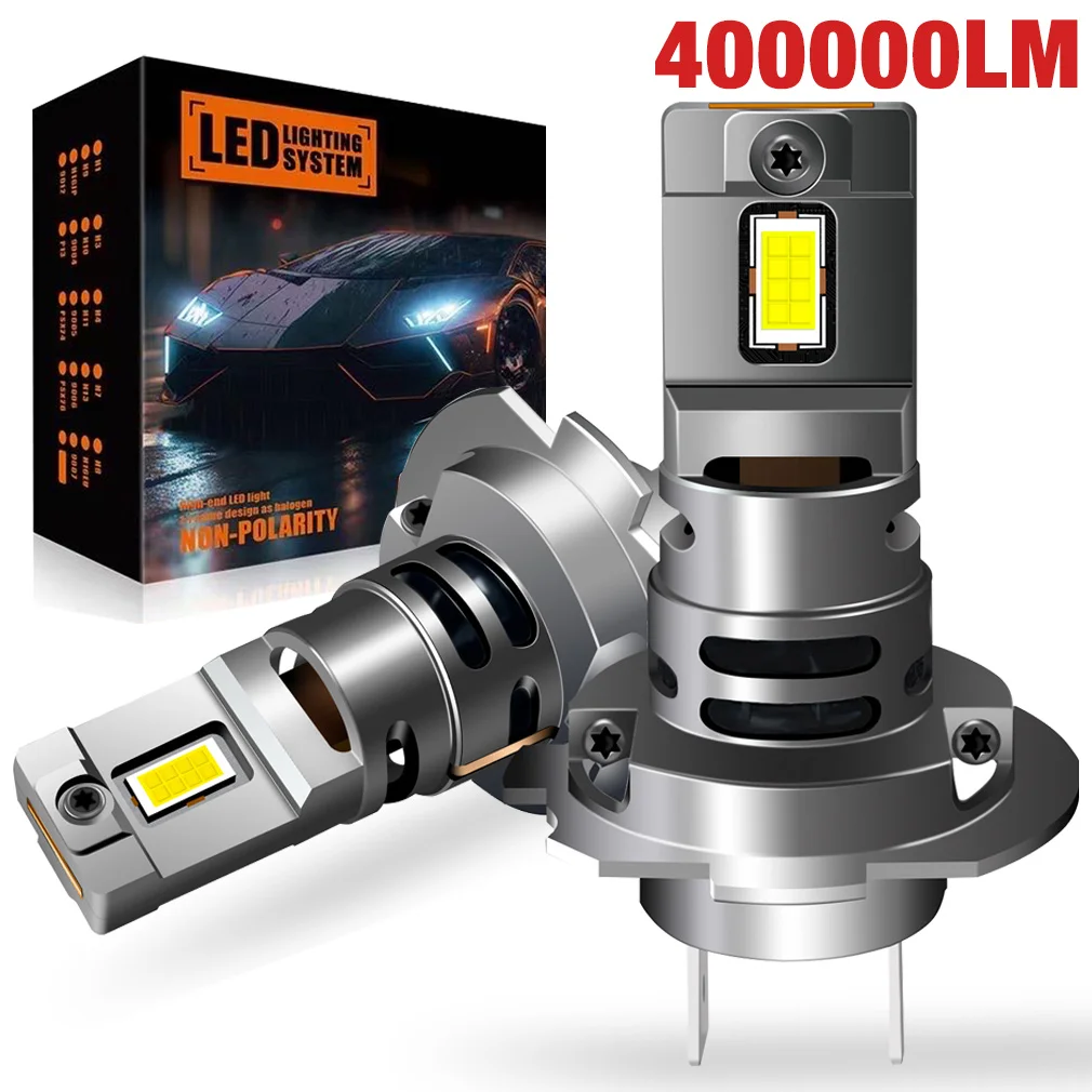 

400000LM H7 LED Headlight Bulb Canbus Mini 3570 CSP Car Headlamp Auto Diode Lamp H7 Turbo Led Light 260W 6000K White 12V