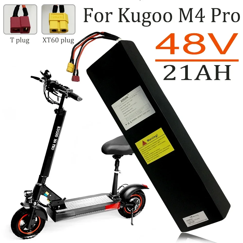 13S6P 18650 48V 21AH For KUGOO M4 Pro Scooter battery/Electric Bicycle/Bicycle/1008Wh New Li-ion battery pack