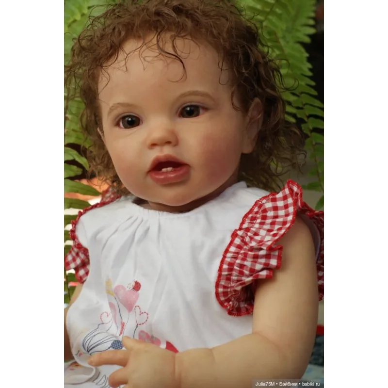 24inch Unfinished Reborn Doll Kit Lottie  Fresh Color Unpainted DIY Blank Doll Parts Cloth Body Included
