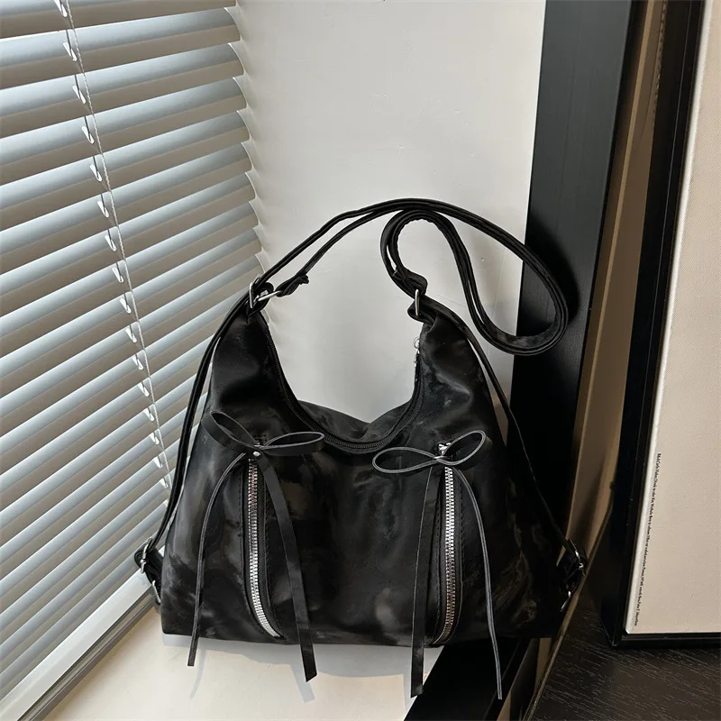 Bolsos de mano con lazo para Mujer, Bolsos de hombro a la moda para Mujer, Bolsos de clase para chica, Bolso de diseñador, Bolsos principales para Mujer