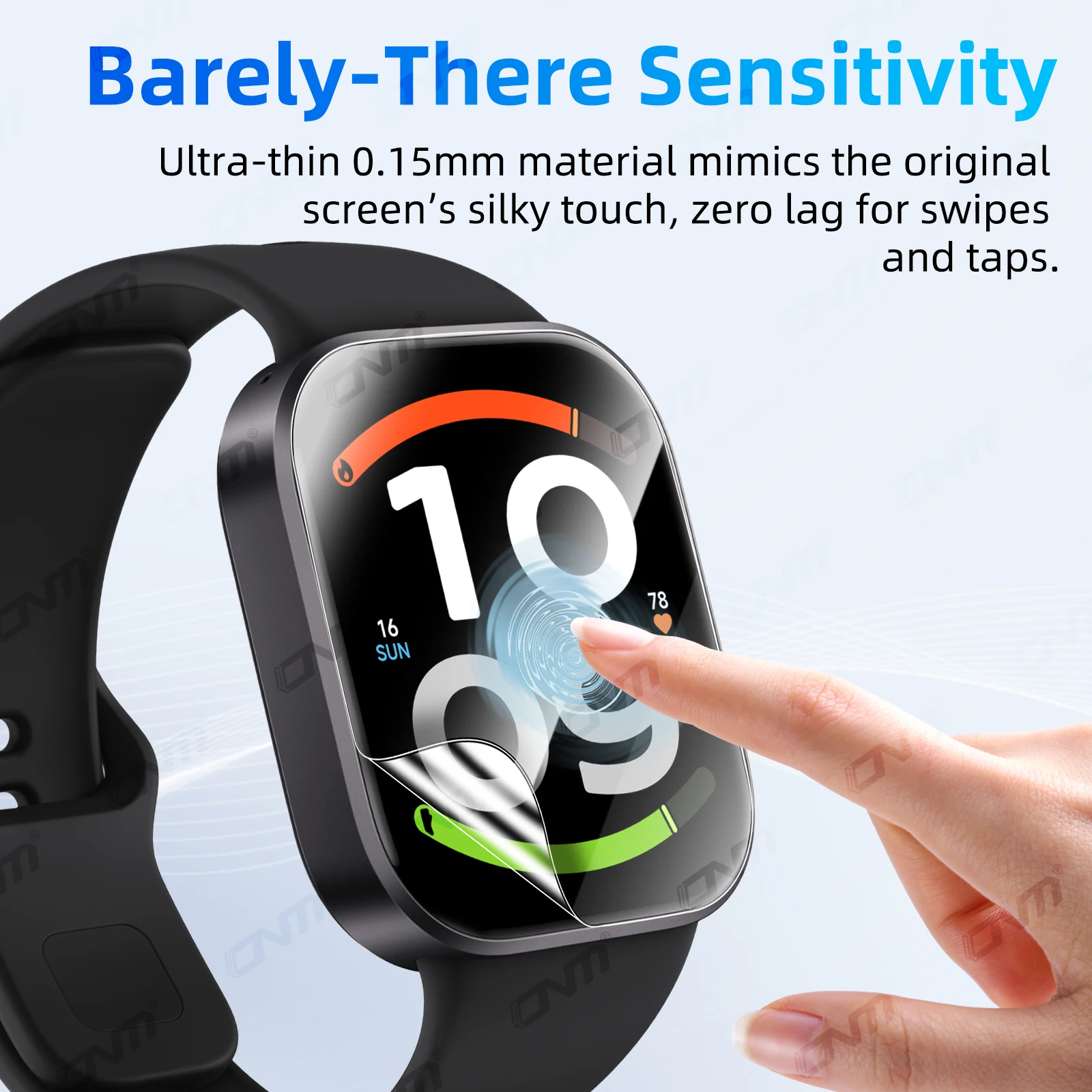 Hydrogel-Folie für Xiaomi Redmi Watch 6 Active/Lite Displayschutzfolie HD Vollabdeckung Weiche Schutzfolie Zubehör – Detail 3