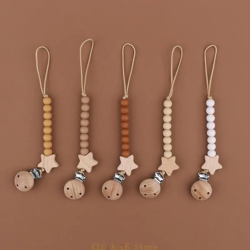 

16FE Newborn Pacifier Clip Antipplop Clip Chew Слюни для слюни для слюни для декорации кроватки для кроваток