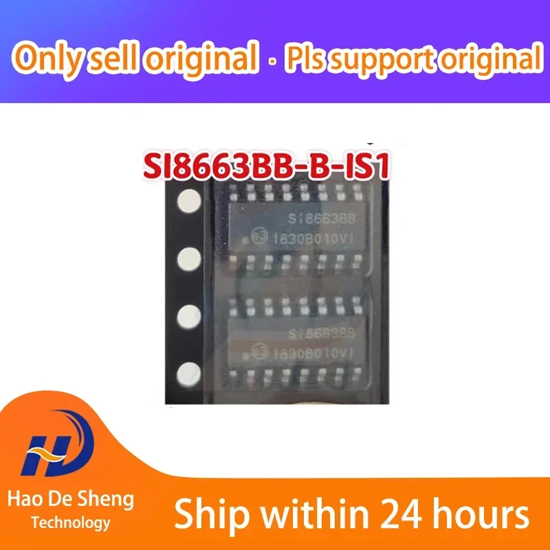 10PCS/LOT  SI8663BB-B-IS1 SI8663BB 16SOIC New Original In Stock