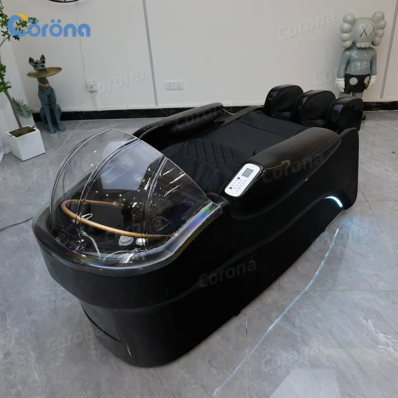 

Многофункциональное парикмахерское кресло-мойка для салонов красоты с гидротерапией, электрическим массажем и функцией спа для головы