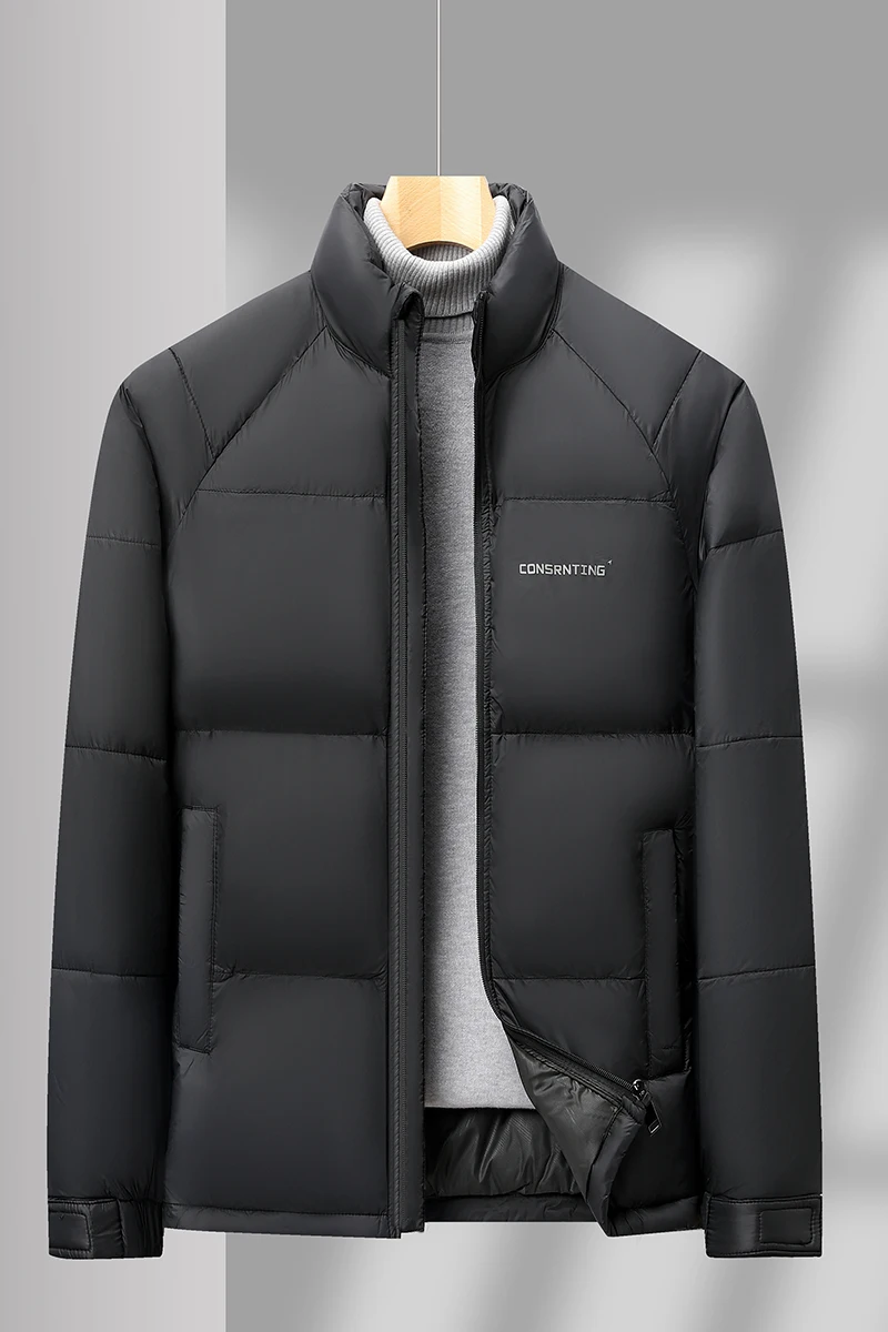 جديد الشتاء الساخن بيع الرجال الوقوف طوق القطن معطف الخبز معطف سميك يندبروف معطف دافئ ملابس الشتاء سترة قطن عادية #6