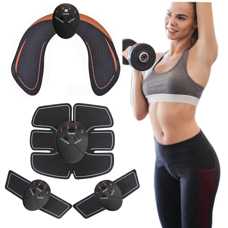 Estimulador muscular inteligente EMS inalámbrico, masajeador de Fitness, entrenamiento Abdominal, almohadilla eléctrica para pérdida de peso y adelgazamiento corporal