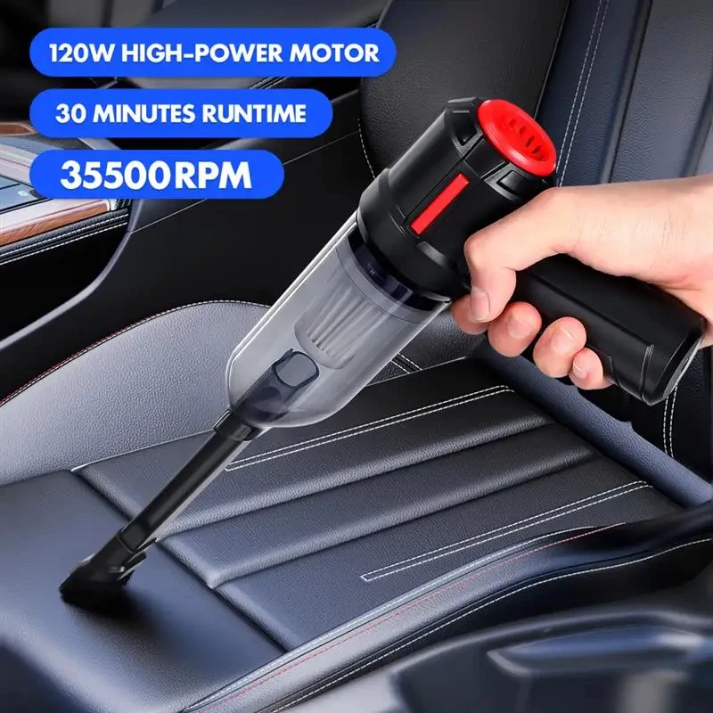 

STLF WJW DZ Advanced Mini Vacuum Cleaner Cordless Car Handheld Portable Hand Rechargeable Aspirateur Extracteur Souffleur Sans F