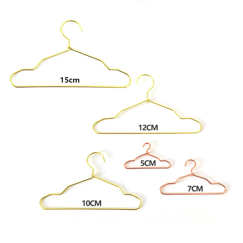 

Doll Accessories Clothing Hanger Doll Dress Hanger for Metal Dollhouse Furniture 10pcs Suitable for Dolls Clothes Dollhouse Deco