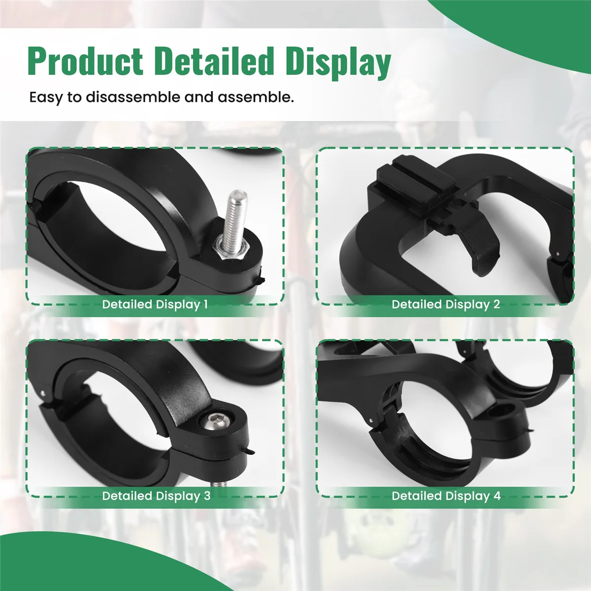 【ليفرايسون رابيد】حامل ضوء الدراجة #4