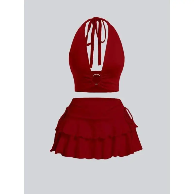 Set da due pezzi da donna Gilet ort in puro colore Abbigliamento sportivo casual Autunno Seven-Sve Cross-Border New Sle