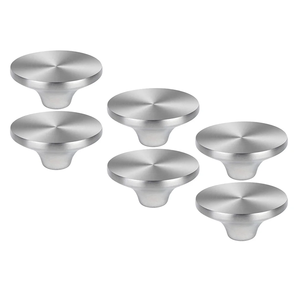 

6Pcs Universal Pot Cover Handles Anti-Scald Stainless Steel Lid Knobs Simple Design for Home Restaurant Cookware Replacement