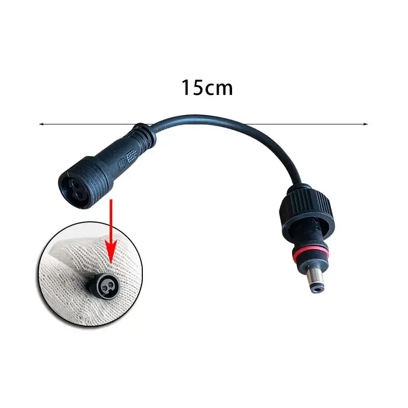 Solar Lights Conversions 1 to 2 Splitter DC To 2Pin Plugs Intelligent Triage Universal Waterproof Connectors Male Female Wire