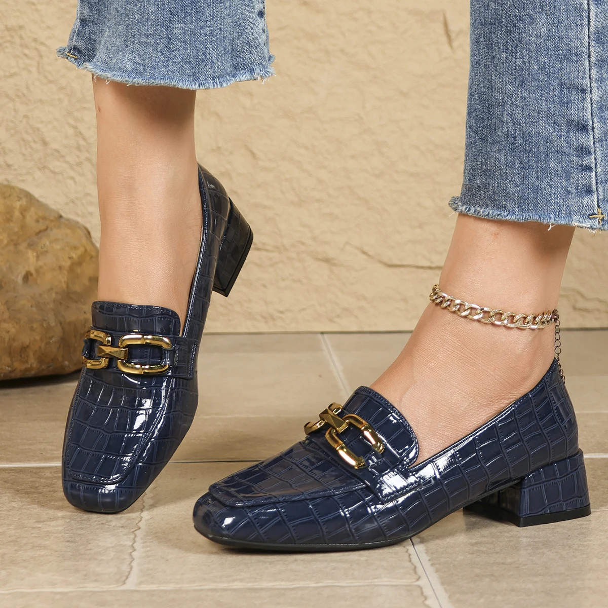 حذاء كاجوال نسائي كلاسيكي بيني لوفر للأعمال