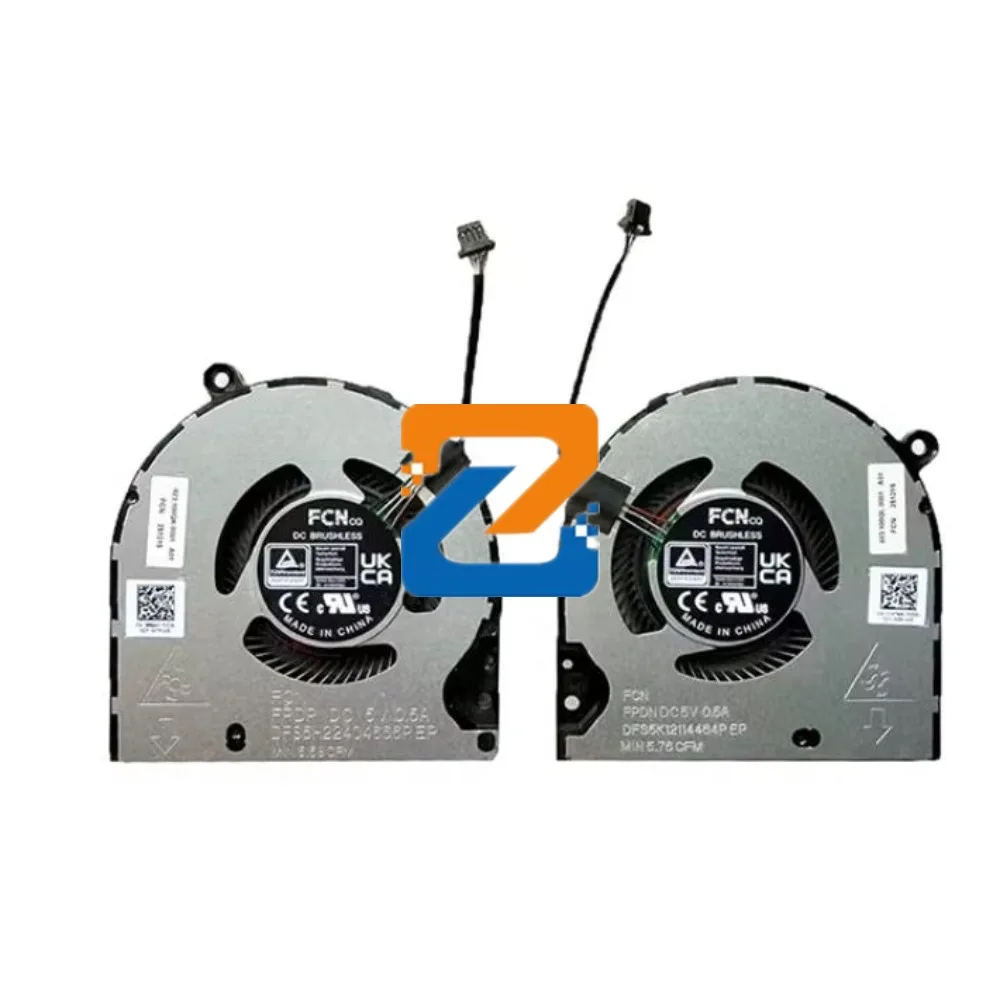 New Original Laptop CPU GPU Cooling Fan for Dell Inspiron 14 Plus 7420 5420 Cooler Radiator Fan FPDP 0YNTMM FPDN 08994X