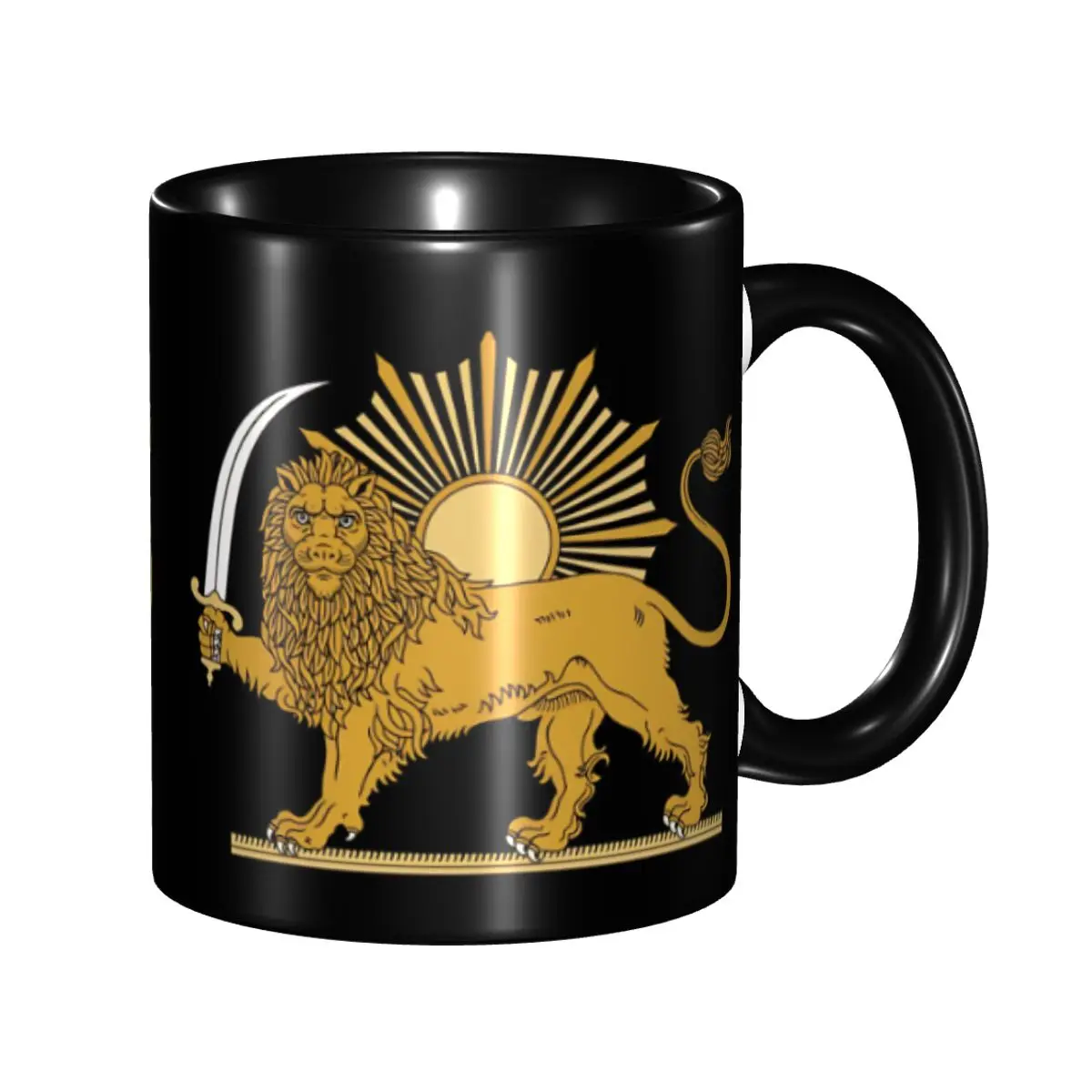 New Arrival Lion And Sun Persian Emblem Make Iran Great Again Accessories Mugs Cute Coffee Cup