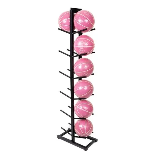

High Quality Metal Football Display Stands Basketball Rack Sports Ball Rack