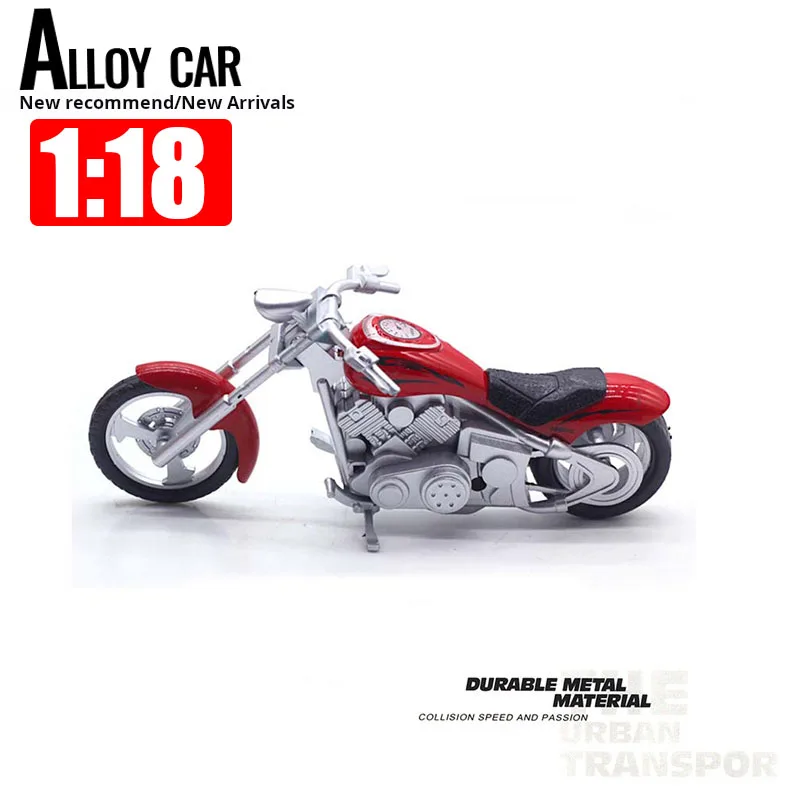 

1:18 Harley Rider Racing Motorcycle Model Diecast Metal Street Motorcycle Model Kids Toy Gift