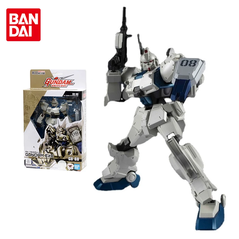 

Bandai Gundam Model Kit Anime Figure UNIVERSE 08TH MS TEAM RX-79 Ez-8 Gundam Genuine Model Action Toy Figure Toys for Children