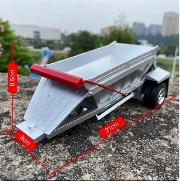 1/32 New Arrival Special Price Diecast Metal Trailer Truck Semi-Trailer Hopper Drag Model Furniture Display Collection Toys