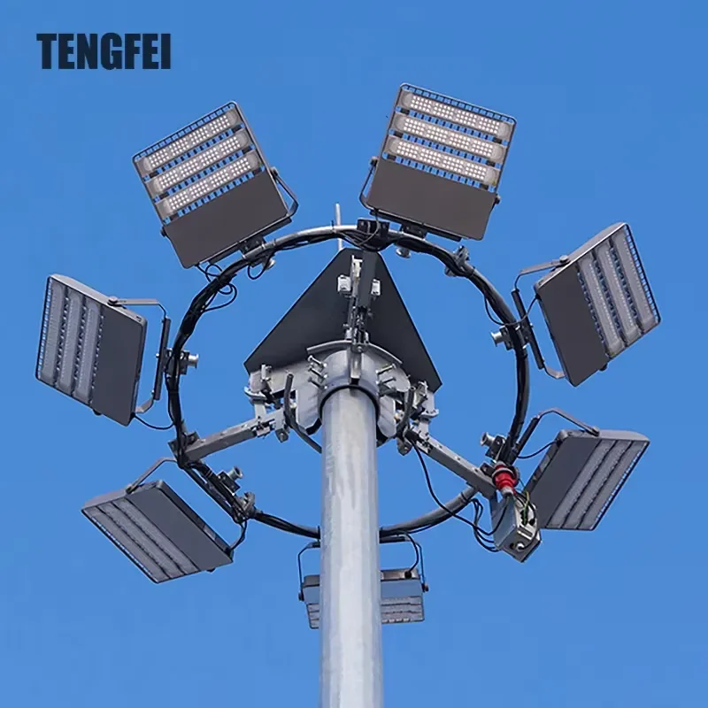 Factory Price High Mast Lighting Solar Led High Mast Flood Light for Highway