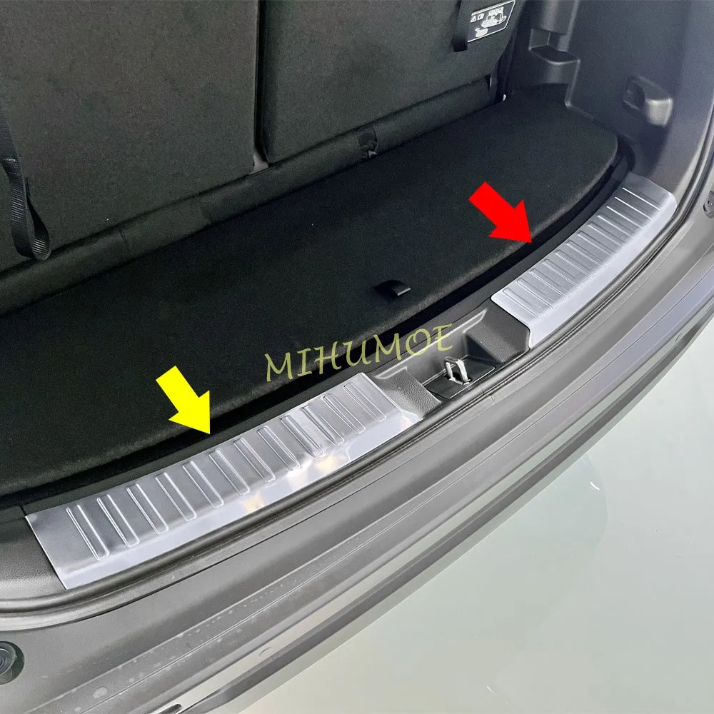 

Для Honda CR-V 2023 2024 2025 задний бампер из нержавеющей стали, порог багажника, защита от ударов, защита для багажа