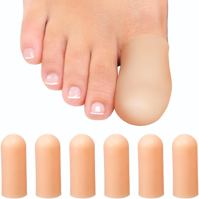 Silicone Forefoot Pad Toe Anti-friction Protector Tips Big And Small Toes Toe Finger Covers