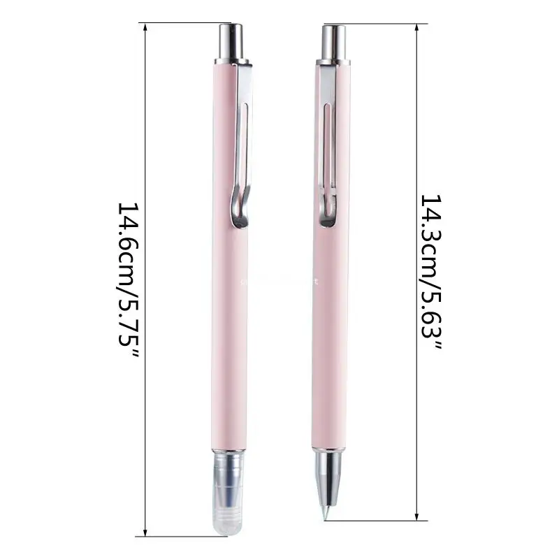 Stylo rétractable rempli à Piston, 0.38mm EF, écriture fluide, fournitures bureau pour garçon fille, cadeau pour