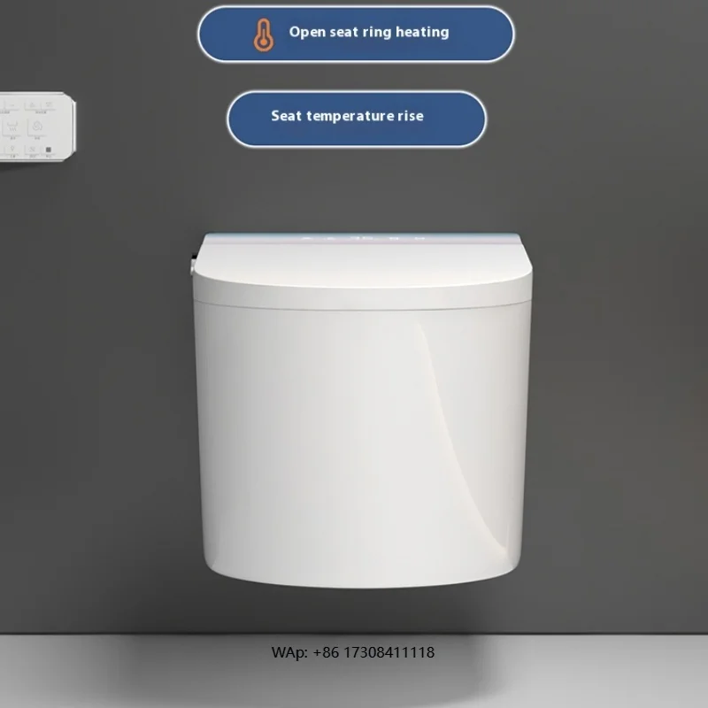 

Автоматический интеллектуальный скрытый бачок, цельный унитаз с дистанционным управлением, подогрев сиденья, циклонная промывка, двойное заподлицо