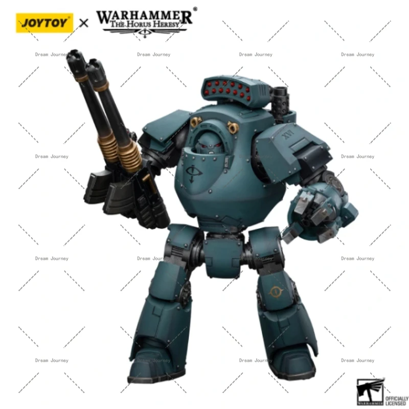 

In stock JOYTOY Warhammer 40k Sons of Horus Contemptor Dreadnought with Gravis Autocannon 1/18 Action figures Toy collection