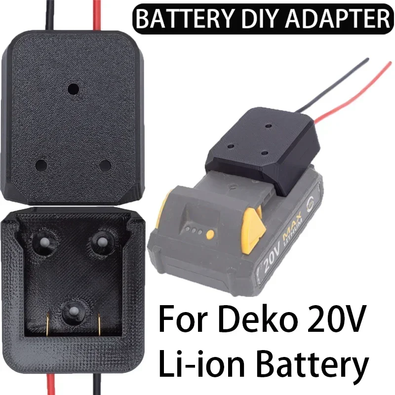 

Battery DIY Adapter for Deko 20V Li-Ion Battery DIY Adapter for Robot Power Lun Toy Car DIY Power Supply Power Tools Accessories