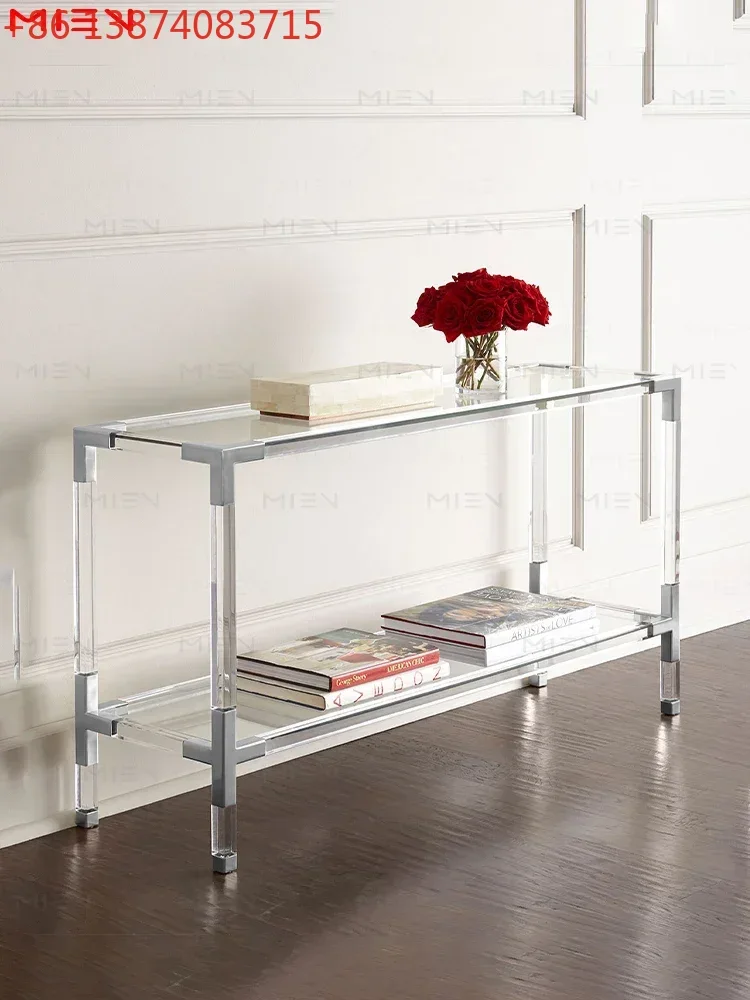 

Fashion Transparent Table Acrylic Decoration Crystal Clear Transparent Sofa Tables