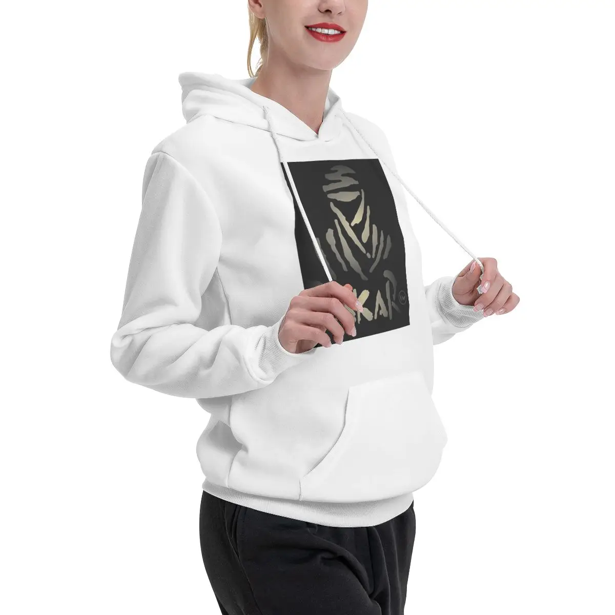 داكار رالي هوديي Harajuku البلوز الخريف الشتاء الرجال النساء زوجين بلوزات طويلة الأكمام قمم