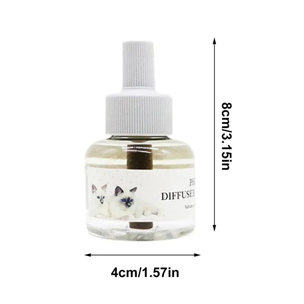 Diffuseur de phéromones pour chats, fluide émotionnel apaisant aux phéromones pour chats, recharge d