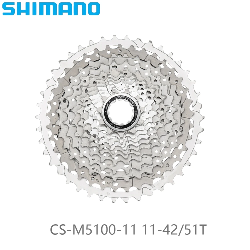 

SHIMANO DEORE CS-M5100 Cassette Sprocket for MTB Bike 11S 11V 11-42T 11-51T Freewheel HYPERGLIDE Tech Original Bicycle Parts