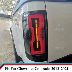 Taillight Assembly Fit for Chevrolet Colorado S10 2012 2013 2014 2015 2016 - 2021 LED Rear Light LED Turn Signal Brake Day Light