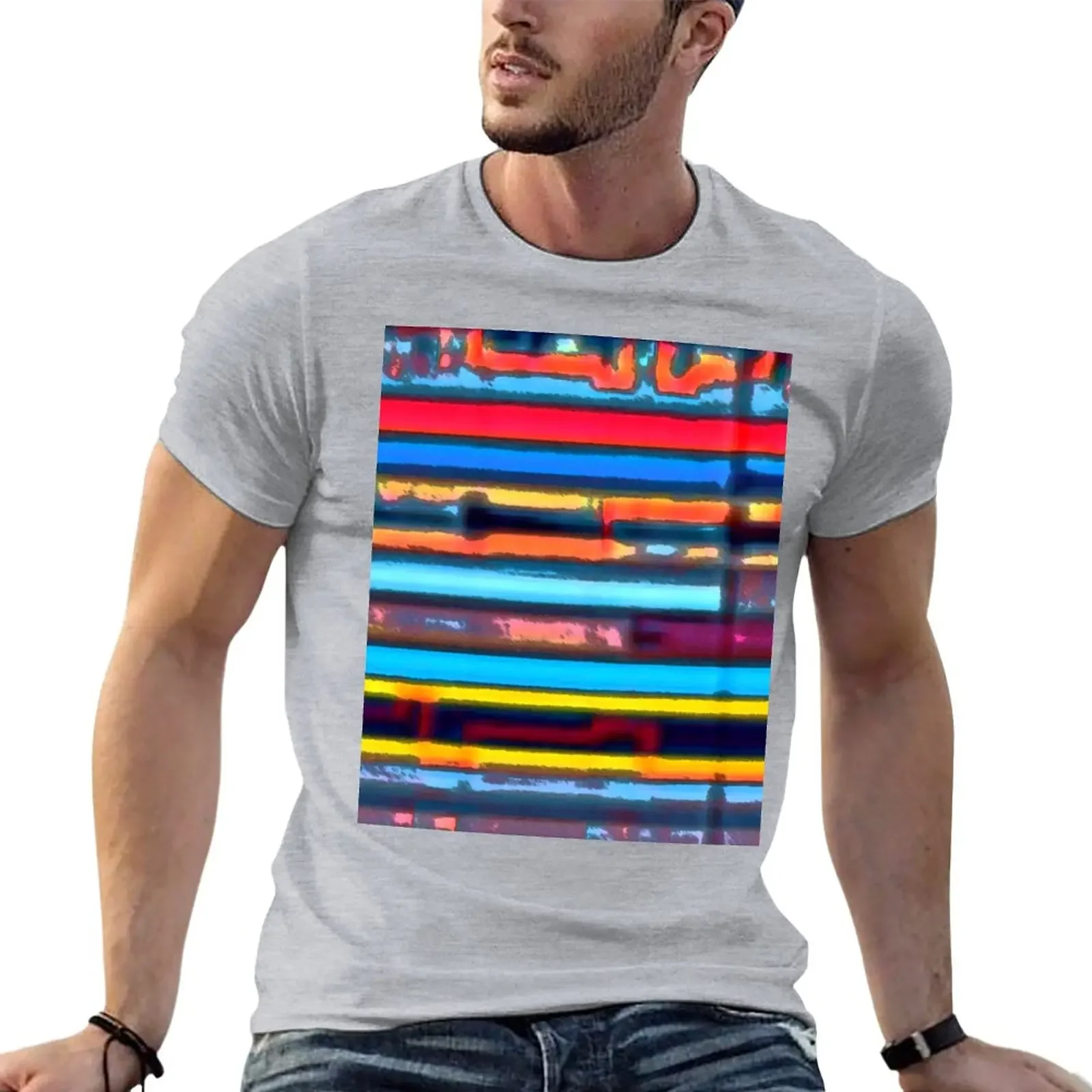 Ableton Live Distortion T-Shirt Aesthetic clothing plus size tops boys animal print T-shirt men