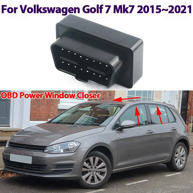 Smart Remote Power Window Control Module, Auto Window Roll Up Kit for Volkswagen Golf 7 Mk7 R R-Line GTI GTD 2015-2021