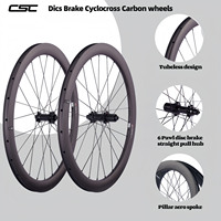 CSC UCI 1280g Road bike Center Lock 6 Pawl 54T ratchet Ceramic BearingCyclocross carbon Wheel Carbon Wheelset Gravel bicycle