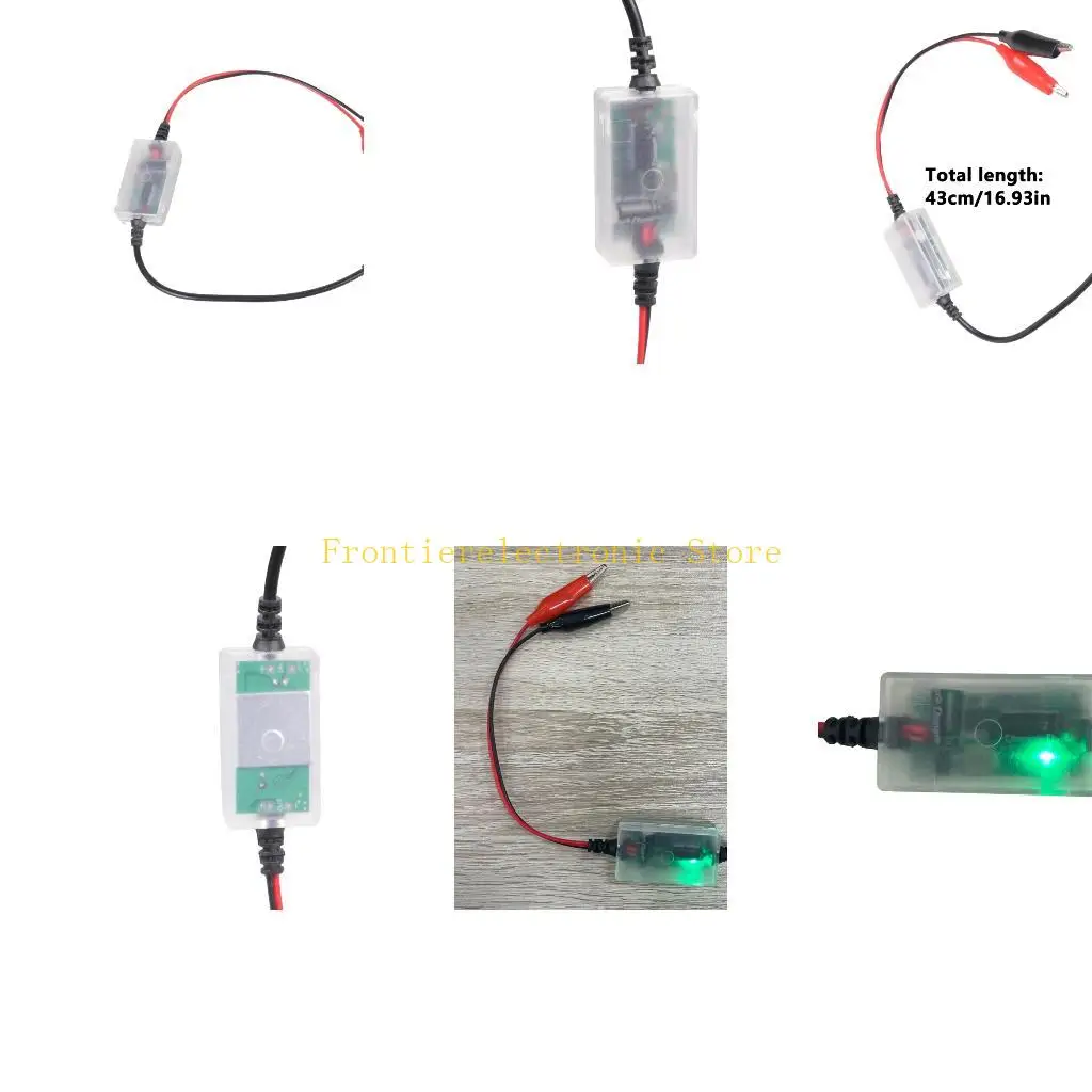 G8DB Emergency Car Battery Charging Cable 5V to 13.8V Converter Output for Motorcycle Car Vehicle Charging Accessories