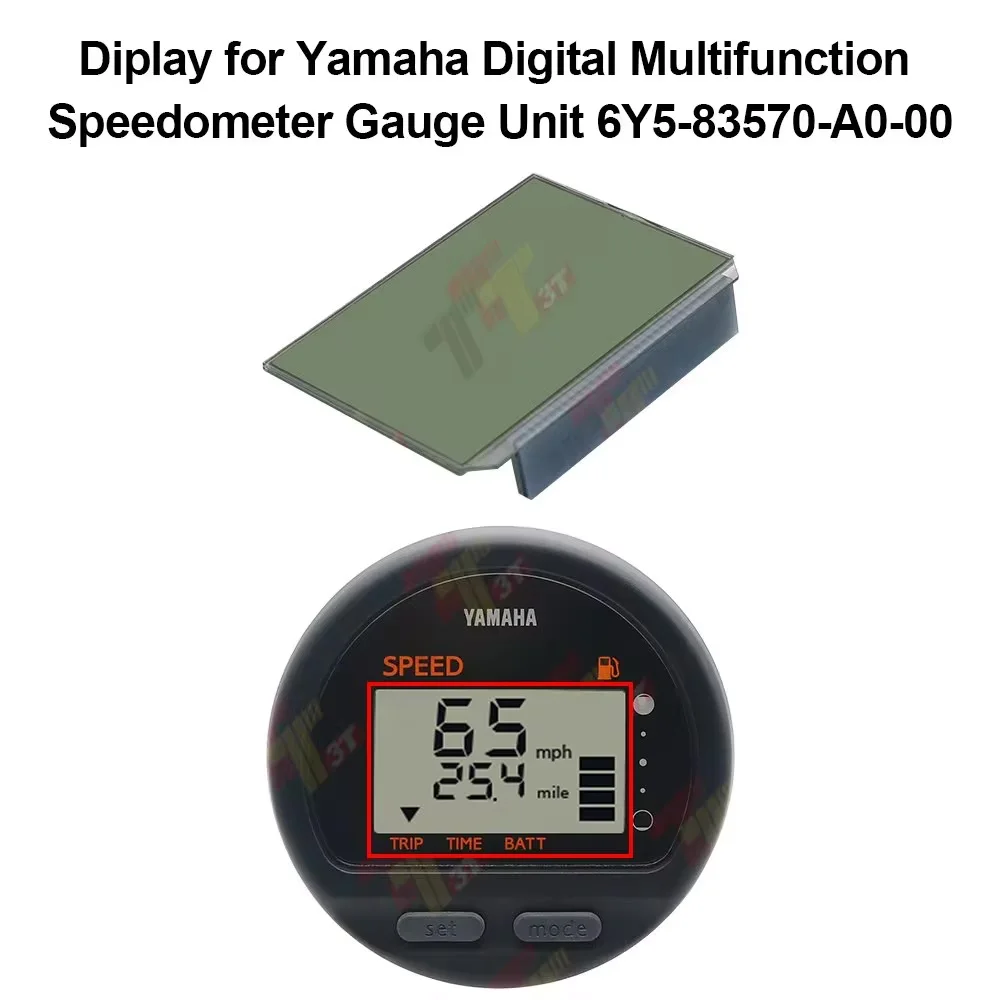 

LCD Display for Yamaha Digital Multifunction Speedometer Gauge Unit 6Y5-83570-A0-00