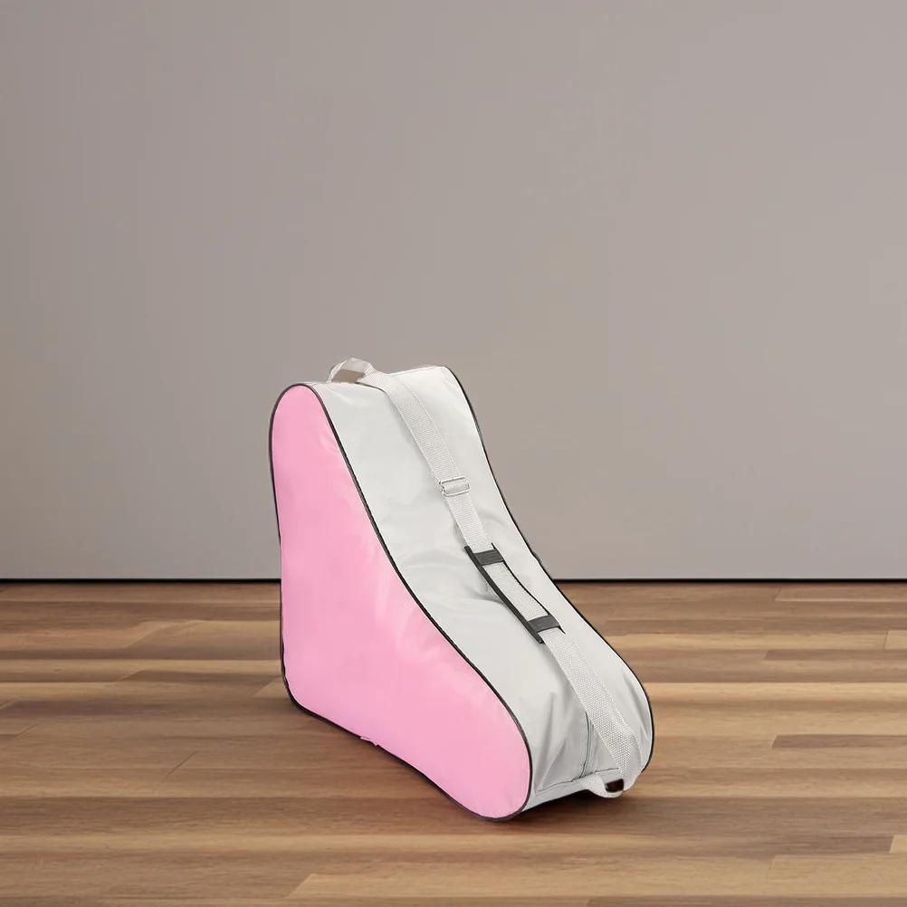 حقيبة تزلج دوارة مع حزام كتف قابل للتعديل، حقيبة حمل تزلج مثلثة أنيقة لنقل معدات اللياقة البدنية على الجليد #3