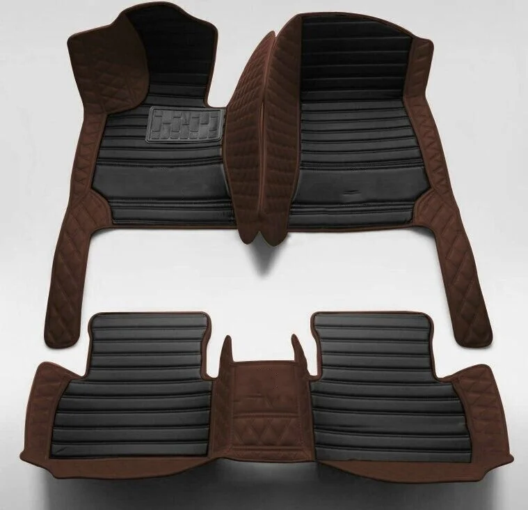 Custom For Nissan Tiida C11 2004-2013 Car Floor Mats Carpets Waterproof Leather Auto Styling