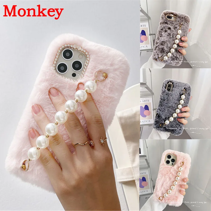 Plush Fur Wrist Str…