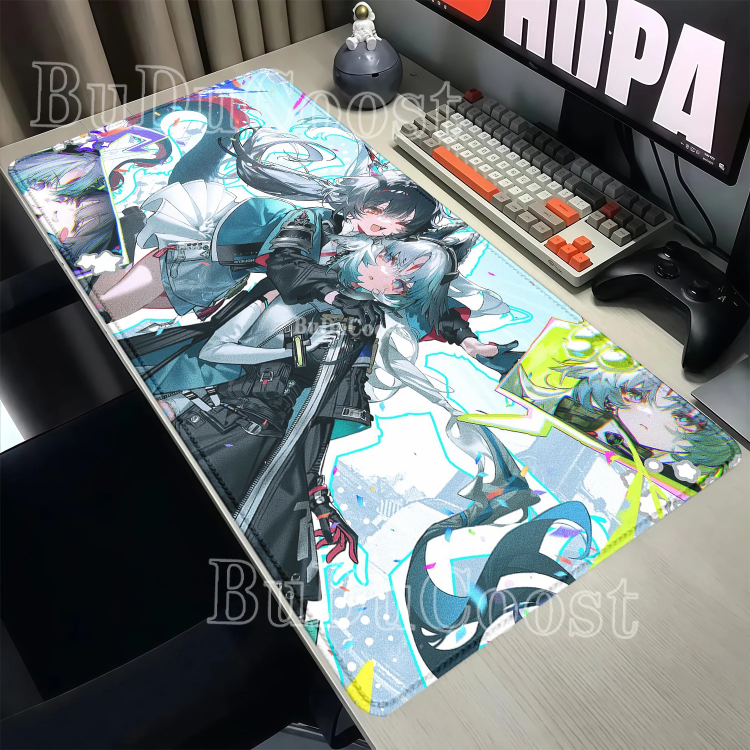 Mouse Pad HD Printing Rossi Yvonne Arknights Endfield Gaming Rubber Non-slip Base Mousepad Anime Girl Offices Overlock Desk Mat